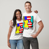 Countrymuziek T-shirt (Unisex)