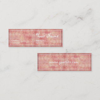 CountryRoze profielkaart Mini Visitekaartje