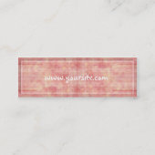 CountryRoze profielkaart Mini Visitekaartje (Achterkant)