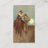 Countryside America: Rural Delivery beroemd gemaak Visitekaartje (Achterkant)