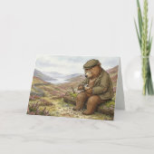 Countryside Carving Bear Traditional Father's Day Kaart (Voorkant)