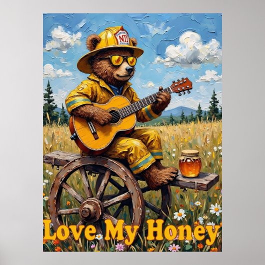 Countryside Chords: Beer's Wheel Jam Poster (Voorkant)