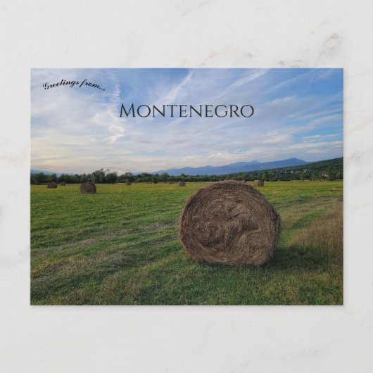 Countryside in Podgorica Montenegro Briefkaart (Voorkant)