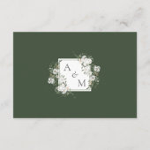 Countryside Manor Wedding Details Informatiekaartje (Achterkant)