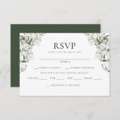 Countryside Manor Wedding RSVP Informatiekaartje (Voorkant / Achterkant)
