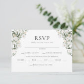 Countryside Manor Wedding RSVP Informatiekaartje (Staand voorkant)