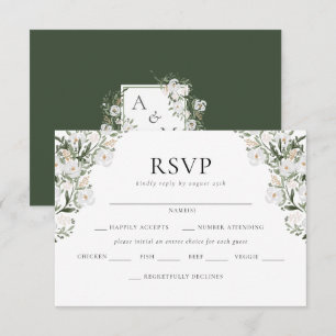 Countryside Manor Wedding RSVP Informatiekaartje