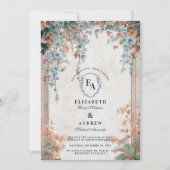 Countryside Morning Glory bruiloft Kaart (Voorkant)