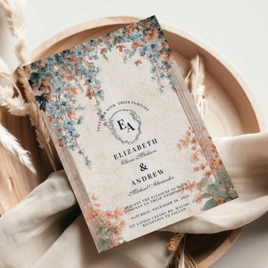 Countryside Morning Glory bruiloft Kaart