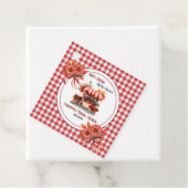 Countryside Picknick Gingham Bruidsmeisje Feest Bedankjes Labels (In situ)