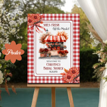 Countryside Picknick Gingham Bruiloft Feest Welkom