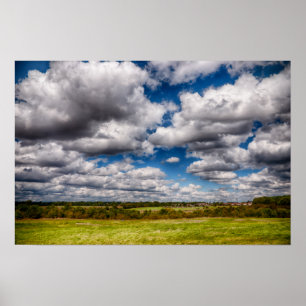 Countryside Skyscape Poster