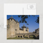 Counts Castle, Carcassonne, Aude, Languedoc Briefkaart (Voorkant / Achterkant)