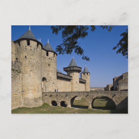 Counts Castle, Carcassonne, Aude, Languedoc Briefkaart (Voorkant)