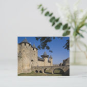 Counts Castle, Carcassonne, Aude, Languedoc Briefkaart (Staand voorkant)