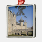 Counts Castle, Carcassonne, Aude, Languedoc Metalen Ornament (Links)