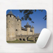 Counts Castle, Carcassonne, Aude, Languedoc Muismat (Met muis)