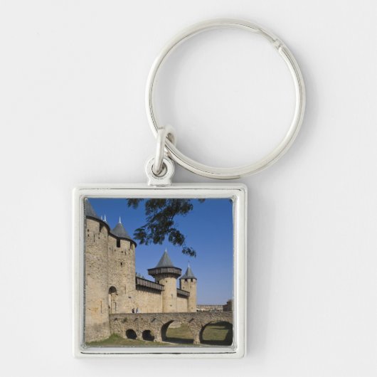 Counts Castle, Carcassonne, Aude, Languedoc Sleutelhanger (Voorkant)