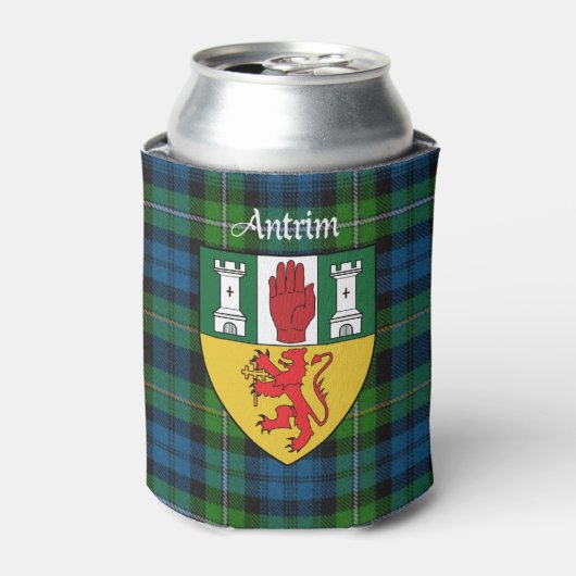 County Antrim Plaid Koelbox Blikjeskoeler (Blikje Voorkant)