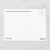 County Antrim's Coastal Causeway, Noord-Ierland Briefkaart (Achterkant)