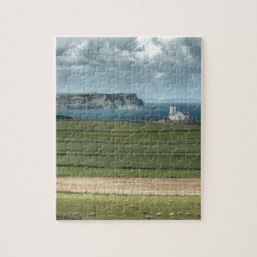 County Antrim's Coastal Causeway, Noord-Ierland Legpuzzel (Verticaal)