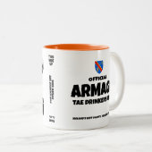 County Armagh Ireland Two-Tone Coffee Mok (Voorkant rechts)