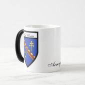 County Armagh Map & Crest Mokken (Voorkant links)