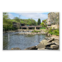 County Bridge en de rivier Calder, Sowerby Bridge