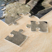 County Bridge en de rivier Calder, Sowerby Bridge Legpuzzel (Zijkant)