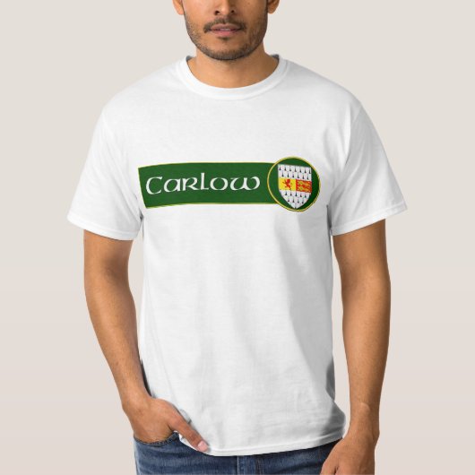 County Carlow. Ierland T-shirt (Voorkant)