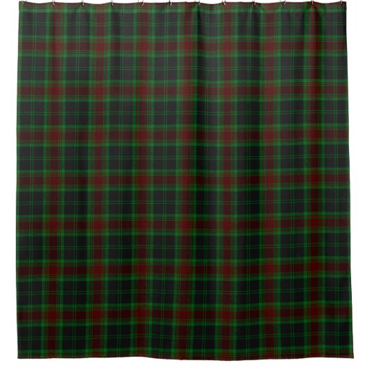 County Carlow Irish Tartan Shower Curtain Douchegordijn (Voorkant)