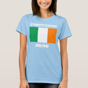 County Cavan, Ierland met Ierse vlag T-shirt