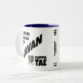 County Cavan Ireland Two-Tone Coffee Mok (Voorkant links)