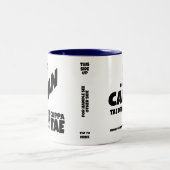 County Cavan Ireland Two-Tone Coffee Mok (Center)