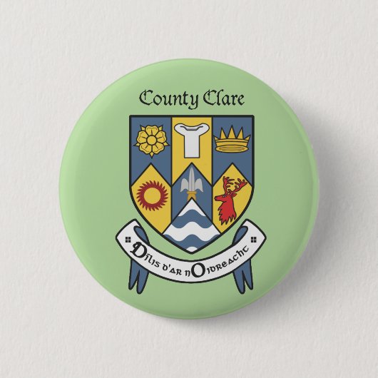 County Clare Button (Voorkant)