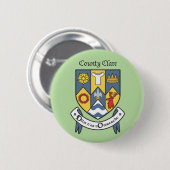 County Clare Button (Voorkant /achterkant)
