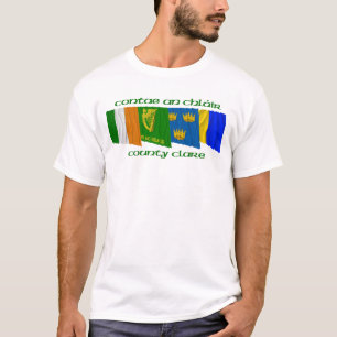 County Clare Flags T-shirt
