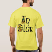 County Clare (Gaelic) T-shirt (Achterkant)