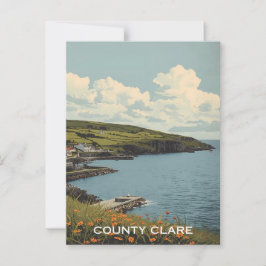 County Clare Ierland Briefkaart