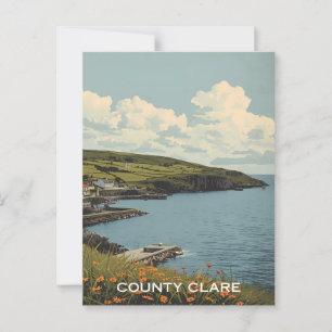 County Clare Ierland Briefkaart