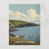 County Clare Ierland Briefkaart (Voorkant)
