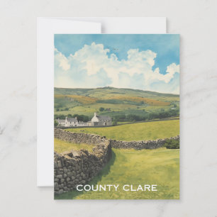 County Clare Ierland Briefkaart