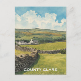 County Clare Ierland Briefkaart