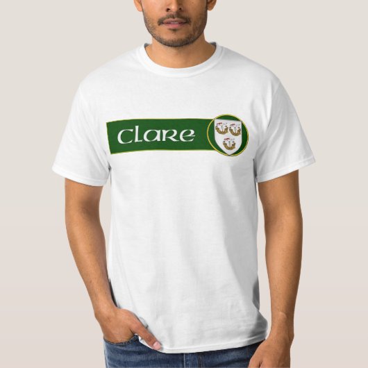 County Clare. Ierland T-shirt (Voorkant)