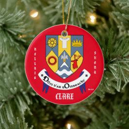 County Clare Ireland Circle Ornament