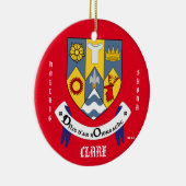 County Clare Ireland Circle Ornament (Rechts)