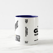 County Clare Ireland Two-Tone Coffee Mok (Center)