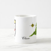 County Clare Map & Crest Mokken (Center)