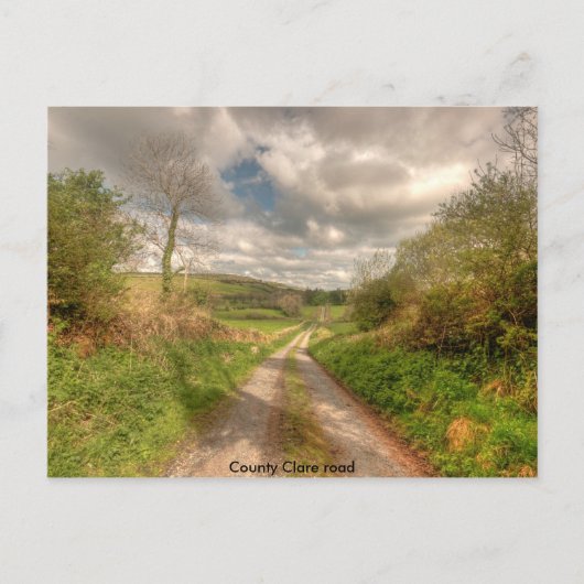 County Clare Road Briefkaart (Voorkant)