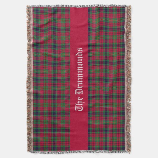 County Clare Tartan  Deken (Voorkant Verticaal)